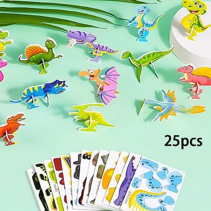 🦋Puzzle 3D educativo con personaggi dei cartoni animati