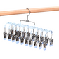 Stendibiancheria in acciaio inox con 20 clip