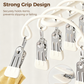 Stendibiancheria in acciaio inox con 20 clip