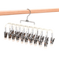 Stendibiancheria in acciaio inox con 20 clip