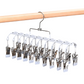 Stendibiancheria in acciaio inox con 20 clip