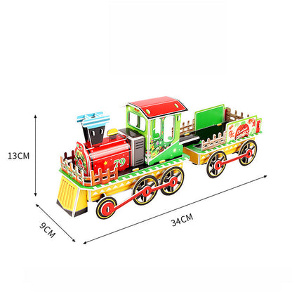 🎁Offerta limitata natalizia - 50% di sconto🧩Kit puzzle natalizio fai da te in 3D