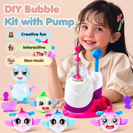 Kit fai da te per bolle con pompa per bambini