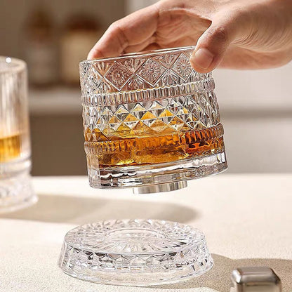 🥛💎Offerta imperdibile: Sconti fino al 61%✨🔥Bicchiere da whisky girevole a 360°