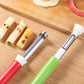 🍎🔪 Sbucciatore e scavafrutta 2 in 1 in acciaio inossidabile – pela e rimuovi il torsolo con un solo strumento! ✨🥄