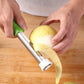 🍎🔪 Sbucciatore e scavafrutta 2 in 1 in acciaio inossidabile – pela e rimuovi il torsolo con un solo strumento! ✨🥄