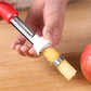 🍎🔪 Sbucciatore e scavafrutta 2 in 1 in acciaio inossidabile – pela e rimuovi il torsolo con un solo strumento! ✨🥄