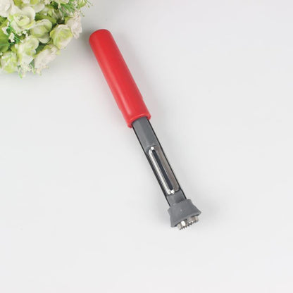 🍎🔪 Sbucciatore e scavafrutta 2 in 1 in acciaio inossidabile – pela e rimuovi il torsolo con un solo strumento! ✨🥄