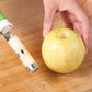🍎🔪 Sbucciatore e scavafrutta 2 in 1 in acciaio inossidabile – pela e rimuovi il torsolo con un solo strumento! ✨🥄