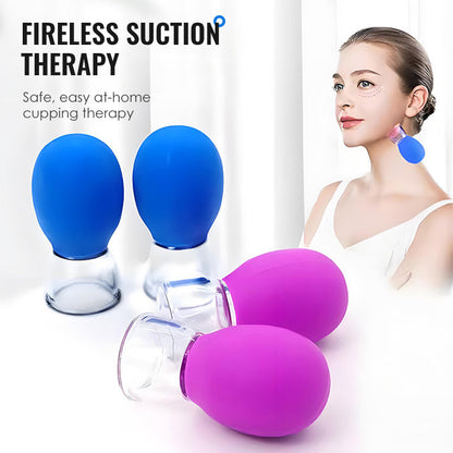 🩸 5 a partire da 14,99 €! 🧘‍♀️ Coppe per Massaggio Sottovuoto – Set in Vetro & Silicone, Perfette per Rilassamento Muscolare 🛁✨