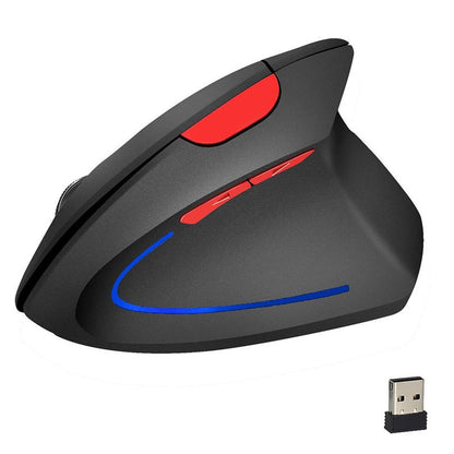 Mouse ottico verticale ergonomico ricaricabile USB wireless