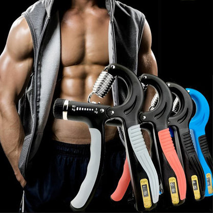 Allenatore di forza di presa manuale con conteggio regolabile