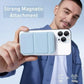 Mini Power Bank magnetico pieghevole wireless con supporto