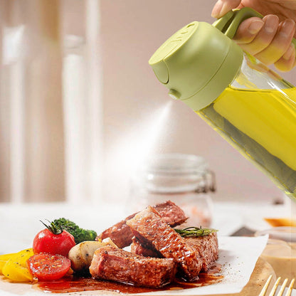 🔥Offerta speciale🔥Spruzzatore e dispenser per olio in vetro 2 in 1