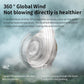 ❄️50% DI SCONTO!💨Mini ventilatore portatile con clip, orientabile a 360°