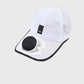Cappellino da baseball traspirante con ventola solare integrata
