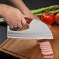 Coltello da cucina ergonomico – con impugnatura frontale, taglia senza sforzo verdure e carne. Un regalo premuroso per chi ama cucinare in casa. 🍅🔪