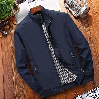 📢 ULTIMO GIORNO DI SALDI: SOLO £29,99!! ⏰ Giacca classica da uomo con collo alto e fodera a quadri