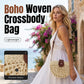 Borsa a tracolla intrecciata da donna