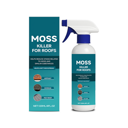 🌧️ Detergente spray multiuso per muo e alghe sui tetti – Spruzza, risciacqua e guarda come brilla! 🏠✨ Efficace contro il muschio, delicato sulle piante: un tetto pulito in pochi minuti. 🌿💧