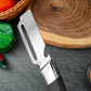 🔪 OFFERTA SPECIALE: 50% DI SCONTO IN QUESTO MOMENTO! 🥒 Pelapatate multifunzione in acciaio inossidabile – Lama larga e affilata come un rasoio, con apribottiglie ✨