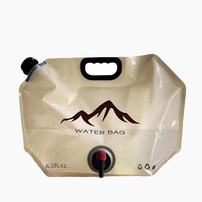 Borsa contenitore per acqua pieghevole di grande capacità per esterni