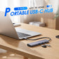 Hub USB-C portatile 5 in 1 con uscita HDMI 4K