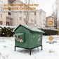 🏠 SCONTO DEL 50% A TEMPO LIMITATO! 🐈 Cuccia per gatti da esterno rialzata e resistente a ogni clima – Impermeabile, isolata e pieghevole 🌧️