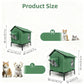 🏠 SCONTO DEL 50% A TEMPO LIMITATO! 🐈 Cuccia per gatti da esterno rialzata e resistente a ogni clima – Impermeabile, isolata e pieghevole 🌧️