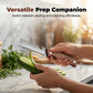 🥕 Pelapatate 3-in-1 – Julienne, Sbuccia e Apri Bottiglie! Tutto in un unico strumento di qualità. Acciaio inossidabile anti-ruggine, 40% DI SCONTO Oggi