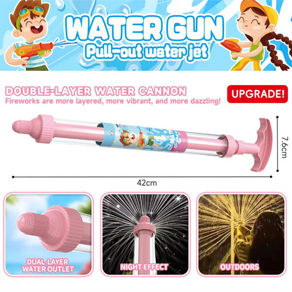 🌈Pistola ad acqua con LED arcobaleno | Il divertimento estivo prende vita come per magia! ✨