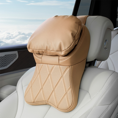 Cuscino poggiatesta per auto in pelle PU di qualità aeronautica