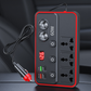 Caricabatterie da auto multifunzionale con prese CA e USB