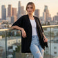 Cardigan casual da donna a maniche corte