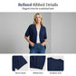 Cardigan casual da donna a maniche corte