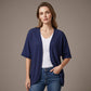 Cardigan casual da donna a maniche corte