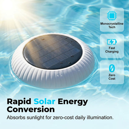 ☀️💎 SCONTO DEL 50% 🌊 Lampada galleggiante a LED per piscina con alimentazione solare e telecomando 💡 per rendere magiche tutte le serate estive ✨