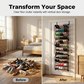 👟SCONTO DEL 50% ORA! 🏆 Scarpiera da appendere alla porta – 24 tasche e installazione senza attrezzi – Adatta a porte standard, può contenere fino a 24 paia di scarpe – perfetta per l'ingresso o l'armadio 🚪✨