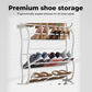 👟SCONTO DEL 50% ORA! 🏆 Scarpiera da appendere alla porta – 24 tasche e installazione senza attrezzi – Adatta a porte standard, può contenere fino a 24 paia di scarpe – perfetta per l'ingresso o l'armadio 🚪✨