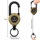 📢Acquistane 1 e ricevi 1 in omaggio💥🏆Portachiavi con moschettone retrattile 🎣 – Cavo in acciaio da 65 cm, avvolgicavo resistente, strumento EDC leggero per chiavi, documenti d'identità e attività all'apert