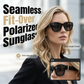 🕶️👓 Sconto del 50%! Attenzione, portatori di occhiali: questi occhiali da sole oversize si infilano facilmente sopra i vostri occhiali da vista e vi faranno sembrare una star del cinema, senza costose clip-on e senza dover armeggiare con le lenti!