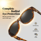 🕶️👓 Sconto del 50%! Attenzione, portatori di occhiali: questi occhiali da sole oversize si infilano facilmente sopra i vostri occhiali da vista e vi faranno sembrare una star del cinema, senza costose clip-on e senza dover armeggiare con le lenti!