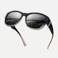 🕶️👓 Sconto del 50%! Attenzione, portatori di occhiali: questi occhiali da sole oversize si infilano facilmente sopra i vostri occhiali da vista e vi faranno sembrare una star del cinema, senza costose clip-on e senza dover armeggiare con le lenti!