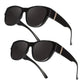 🕶️👓 Sconto del 50%! Attenzione, portatori di occhiali: questi occhiali da sole oversize si infilano facilmente sopra i vostri occhiali da vista e vi faranno sembrare una star del cinema, senza costose clip-on e senza dover armeggiare con le lenti!