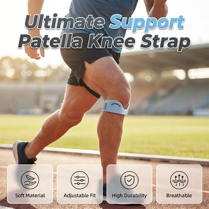 ❄️Sommerfrische 50% Rabatt!🏃Patellaband – Atmungsaktive, stoßdämpfende Knieorthese für Laufen, Sport & täglichen Gebrauch