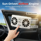 🎁Nuovi arrivi 2026 SCONTO DEL 50%💥 Ventilatore di scarico per auto ad energia solare – Doppia ventilazione turbo e display della temperatura☀️
