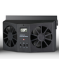 🎁Nuovi arrivi 2026 SCONTO DEL 50%💥 Ventilatore di scarico per auto ad energia solare – Doppia ventilazione turbo e display della temperatura☀️