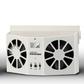 🎁Nuovi arrivi 2026 SCONTO DEL 50%💥 Ventilatore di scarico per auto ad energia solare – Doppia ventilazione turbo e display della temperatura☀️