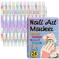 ✍️ SCONTO DEL 50%! 💅 Penna per nail art con punta 2 in 1 – Linee e dettagli precisi – Ideale a casa o in viaggio – Nail art pulita e professionale senza troppa fatica ✨