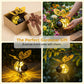 🐝 Ornamento solare da giardino in metallo – Decorazione creativa con luce calda e design affascinante per spazi esterni
